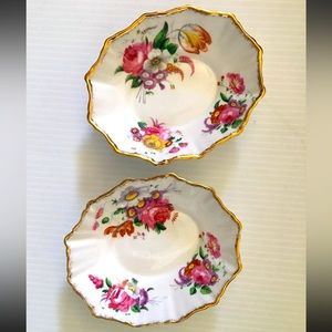 Royal Albert Candy Nut Trinket Soap Dish Bone Elegant Vintage Design LADY ANGELA